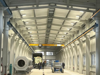 Stavba nové výrobní haly pro výrobu PE potrubí od 315 mm do 1200 mm 7